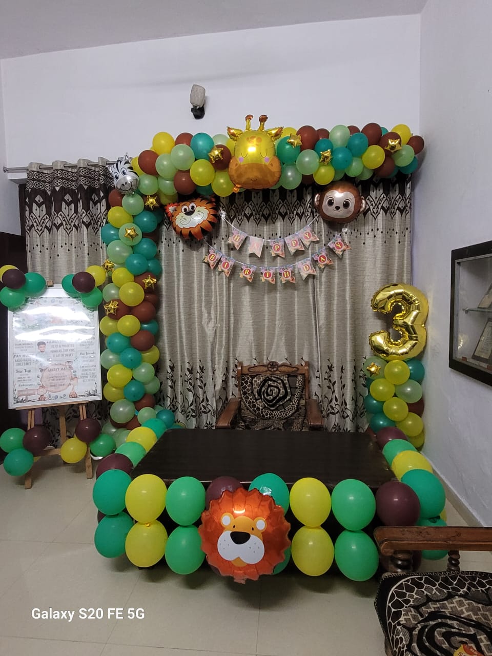 Royal Birthday Balloon Decoration Package