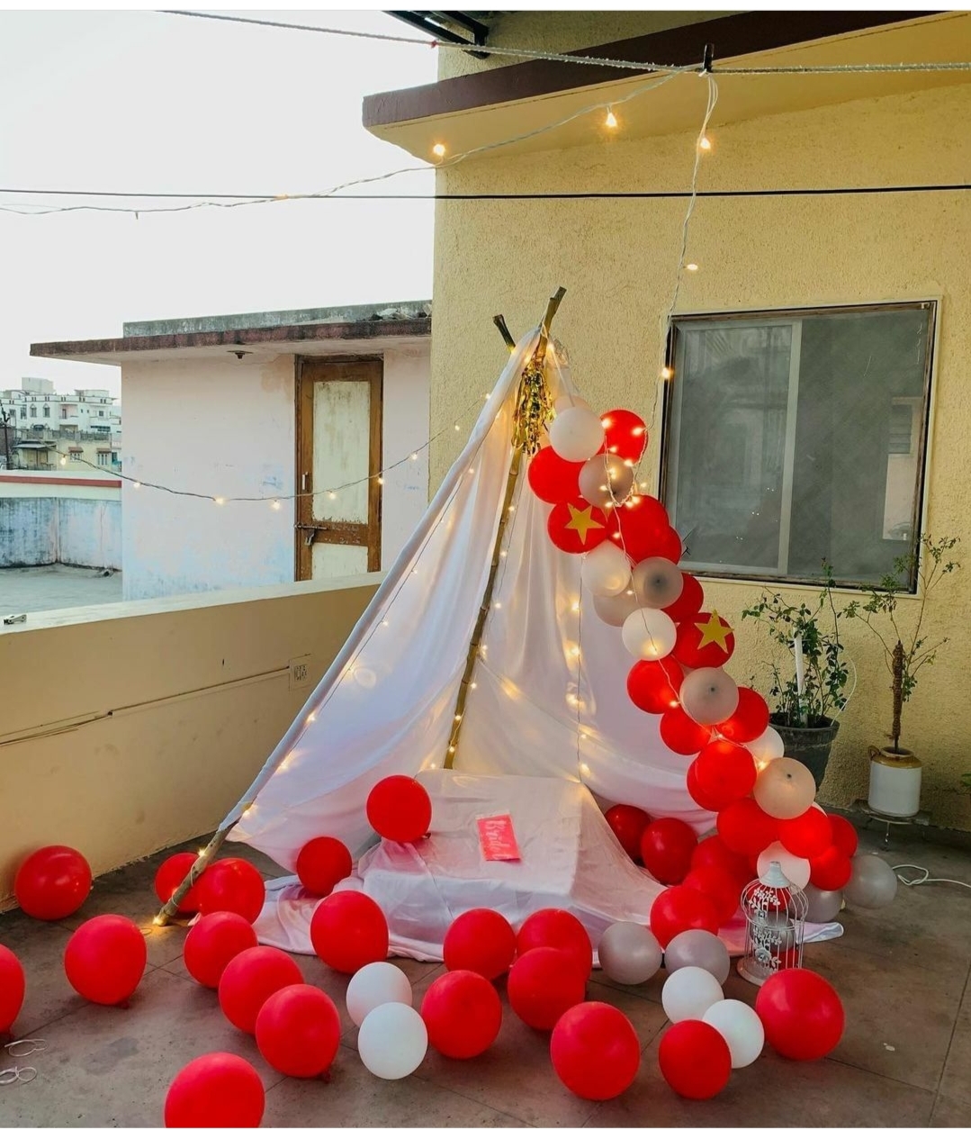 Romantic Cabana Surprise Decoration Package