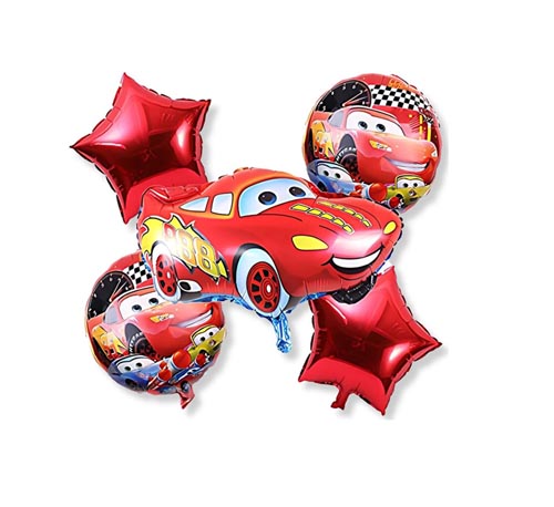 Car 5 pcs foil Balloon Theme Birthday Decoration 