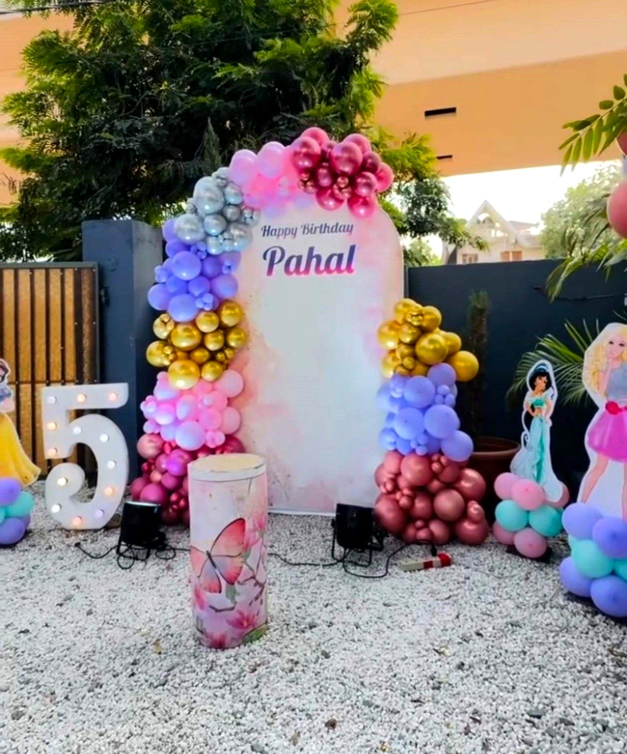 Pastel Princess Birthday Decoration Package
